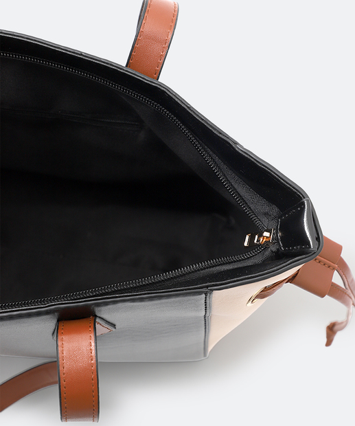 Bolsa De Ombro Tote Feminina Marisa Preto