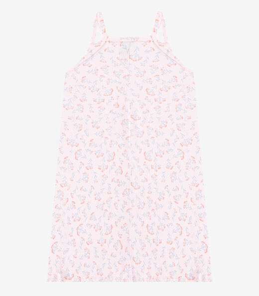 Vestido Infantil em Cotton Leve Rotativo Select Rosa