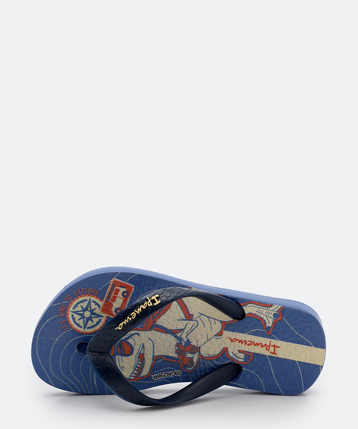 Chinelo Infantil Temas Dinossauro Ipanema Azul