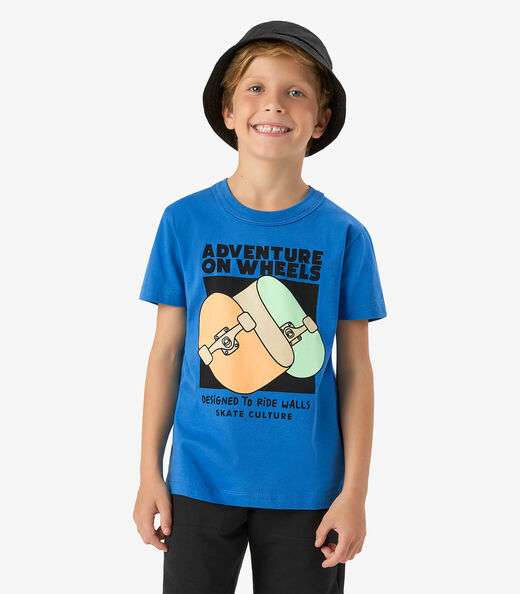 Image_Camiseta Infantil em Meia Malha Rovi Kids Azul