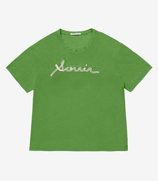 Blusa Viscose Plus Size Secret Glam Verde