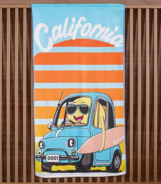 Image_Toalha De Praia Infantil Bene Casa Amarelo