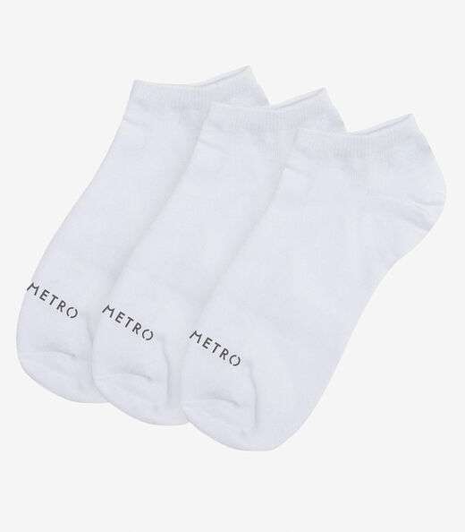 Kit 12 Pares De Meia Soquete Adulta Diametro Branco