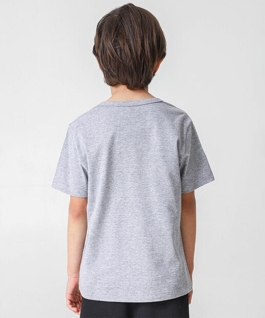 Camiseta Infantil Estampa Basquete Marisa Tam 4 a 10 Cinza