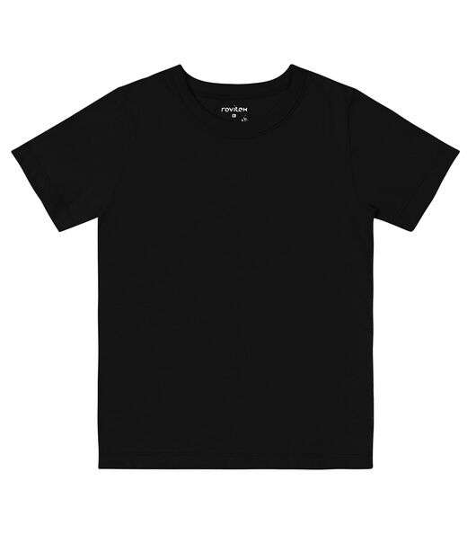 Image_Camiseta Infantil Masculina Básica Rovitex Kids Preto
