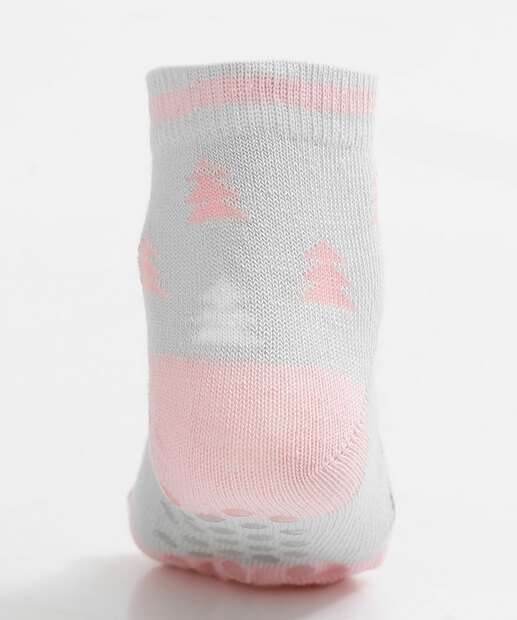 Kit 2 Pares Meias Infantil Estampadas 