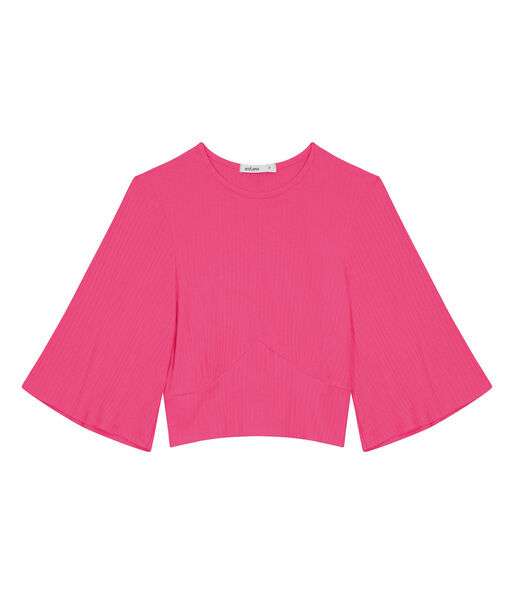 Blusa De Ribana Canelada Feminina Endless Rosa