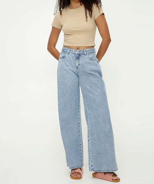 Blusa Cropped Feminina Cotton Manga Curta Marisa