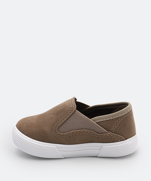 Tênis Infantil Slip On Molekinho 2136172 Bege