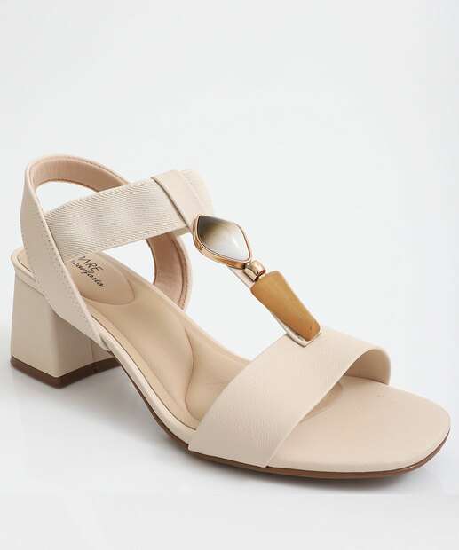Image_Sandália Feminina Salto Grosso Modare Bege