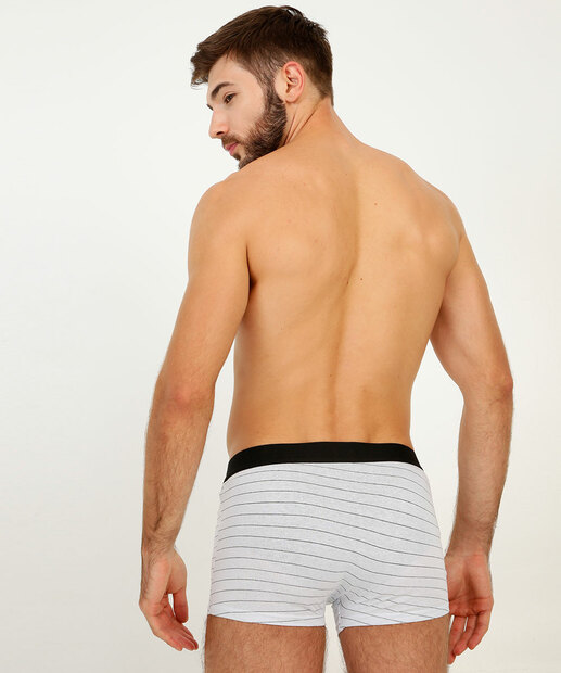 Kit 3 Cuecas Boxer Masculina Listradas MR  