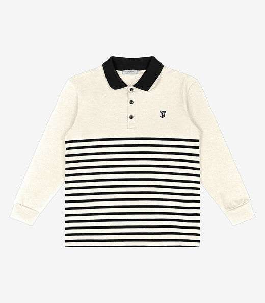 Image_Polo Infantil Masculino Trick Nick Bege