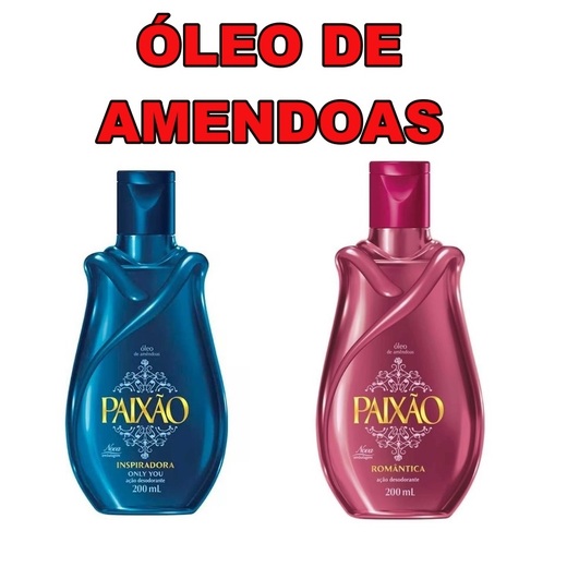 Óleo de Amêndoas Paixão Inspiradora 200ml