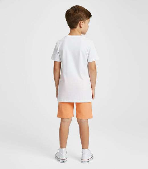 Conjunto Infantil Camiseta Com Bermuda Select Branco