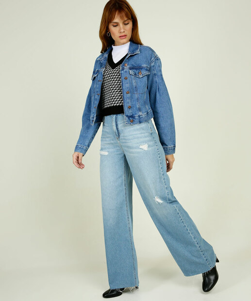 Jaqueta Feminina Jeans Marisa