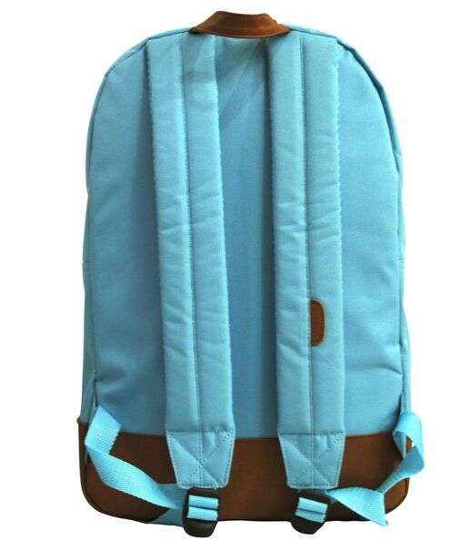 Mochila Escolar Com Bolso Frontal Yins Azul