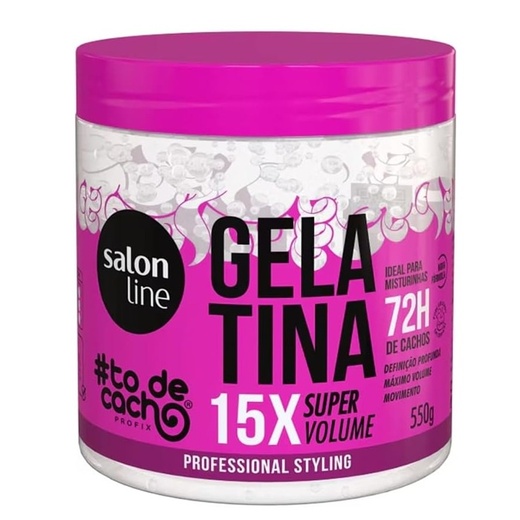 Image_Gelatina Salon Line todecacho Super Volume 550g