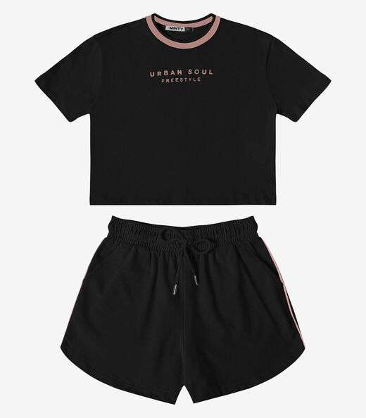 Image_Conjunto Blusa Com Shorts Moletinho Feminino Minty Preto
