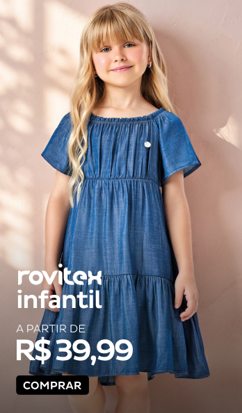 Infantil Rovitex a partir de R$39,99
