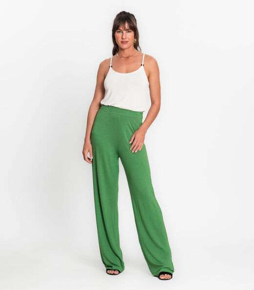 Calça Feminina Molecotton Viscose Rovitex Verde