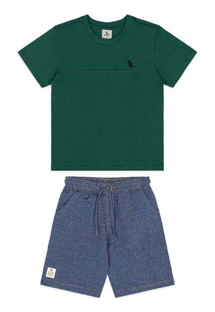 Conjunto Camiseta Bermuda Quimby
