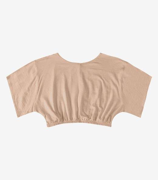 Blusa Feminina Em Viscose Infinita Cor Marrom