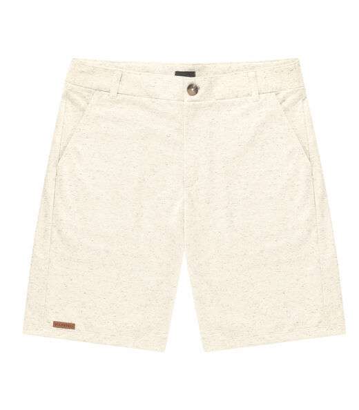 Bermuda Em Moletinho Linho Masculina Diametro Bege