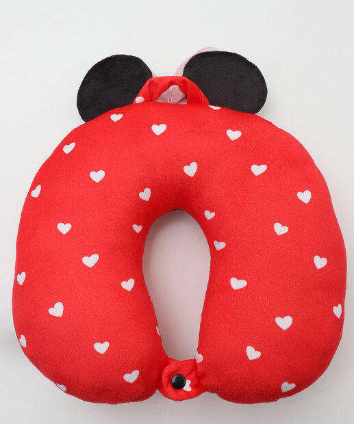 Almofada Pescoço Plush Minnie Marisa Vermelho