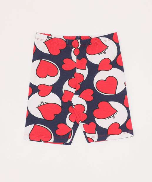 Conjunto Infantil Estampa Boneca e Corações Marisa Tam 4 a 10
