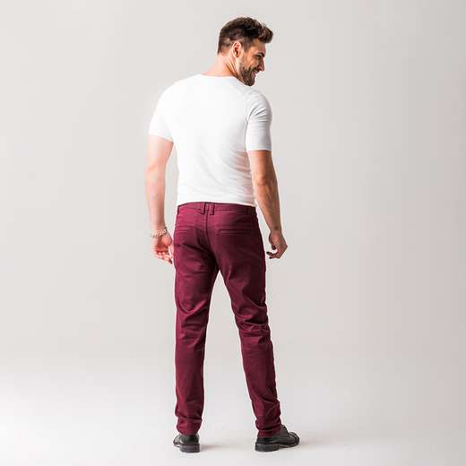 Calça Sarja Masculina Skinny Cordão Zune