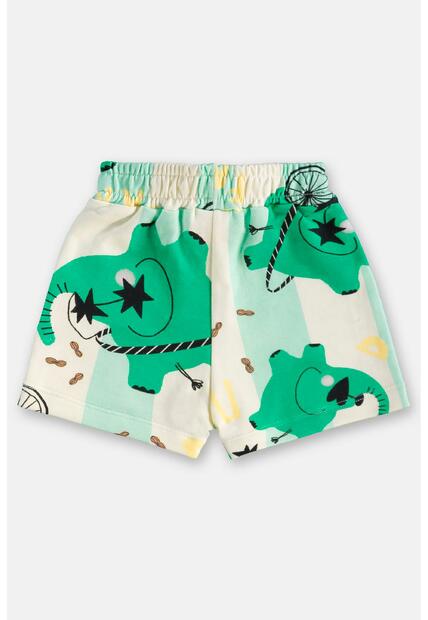 Conjunto Bebê Camiseta e Short Três e Já