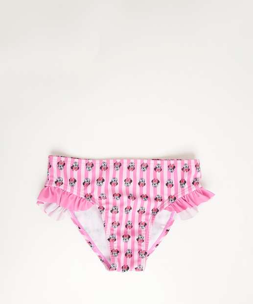 Biquíni Infantil Babado Minnie Disney Tam 1 a 8