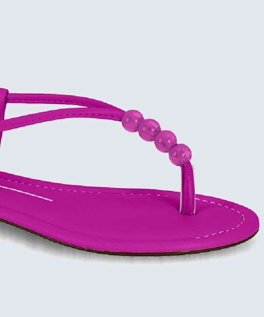 Sandália Feminina Rasteira Moleca 