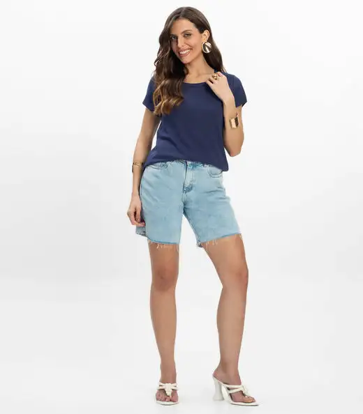 Blusa Feminina Infinita Cor Azul