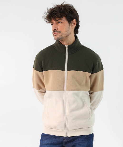 Image_Casaco Masculino Moletom Capuz Marisa Bege