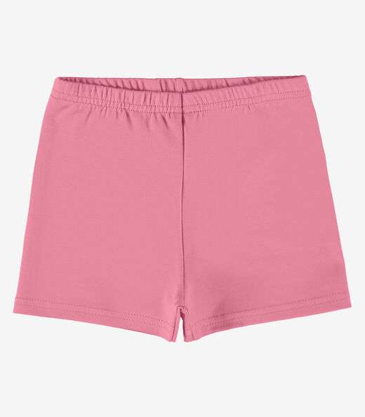 Shorts em Cotton Leve Rovikids Rosa