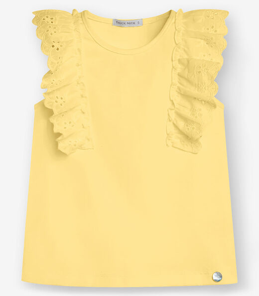 Image_Regata Feminina Cotto Leve Trick Nick Amarelo