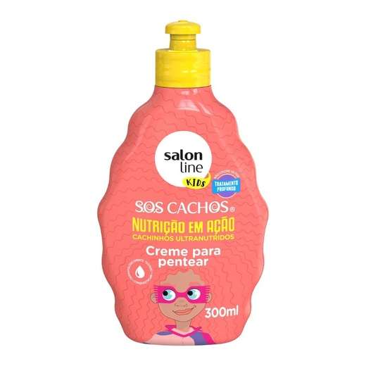 Image_Creme Pentear Sos Cachos Nutre Hidrata Salon Line Kids 300ml