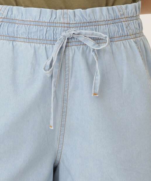 Short Jeans Feminino Clochard Bolsos Marisa