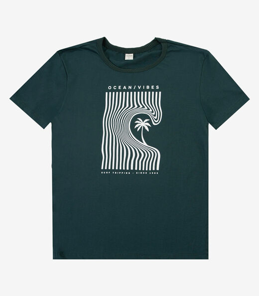 Image_Kit Camiseta Adulto Masculino Meia Malha Rovitex Verde