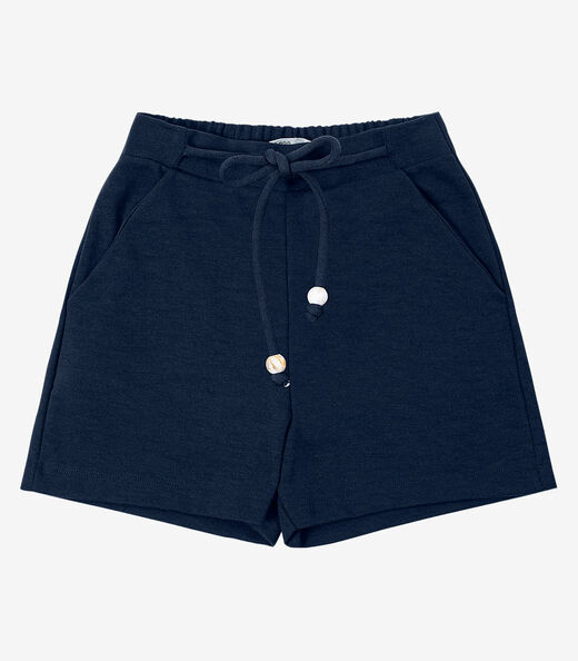 Shorts Piquet Verona Feminino Endless Azul
