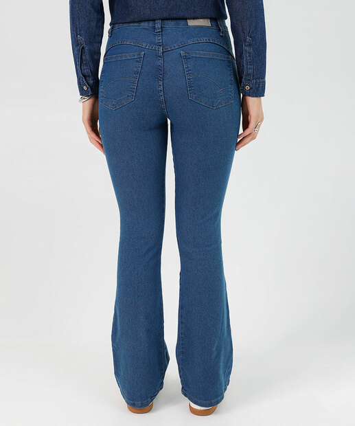 Calça Jeans Flare Feminina Petit Flip Biotipo