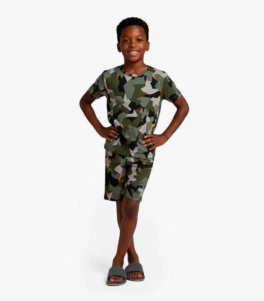 Image_Pijama Infantil Camiseta e Bermuda Select Verde