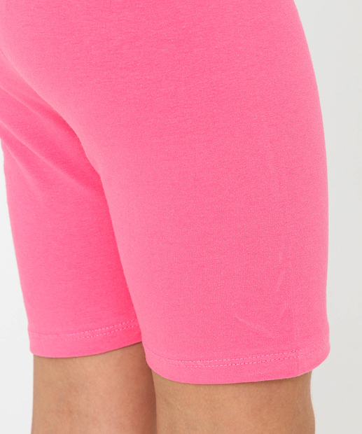 Bermuda Infantil Ciclista Cotton Marisa Tam 4 a 10 Rosa