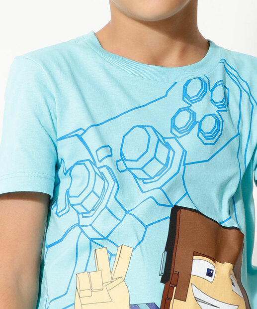 Camiseta Infantil Estampada Authentic Games Tam 4 a 10