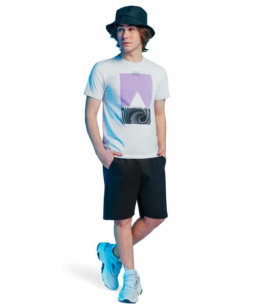 Camiseta T-shirt Juvenil Masculina Rovitex Branco