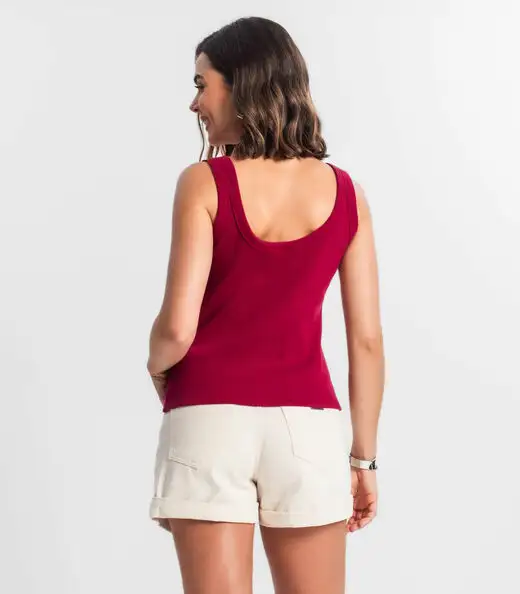 Regata Feminina Básica Select Vermelho