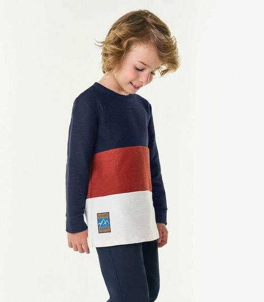 Image_Camiseta Infantil Manga Longa Trick Nick Azul