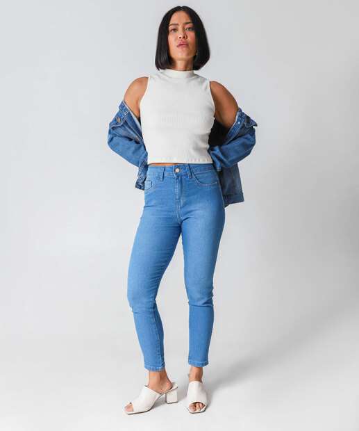 Image_Calça Jeans Cigarrete Feminina Biotipo Azul