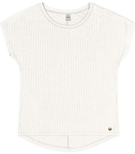 Blusa Feminina Ribana Canelada Básica Rovitex Bege